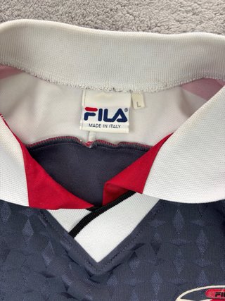 Polo Fila VintageInternational azul marino talla L