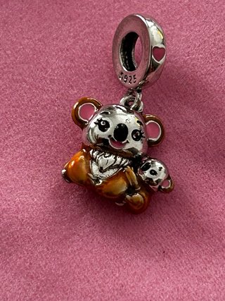 Charm 925 Mamma Koala con Baby Koala