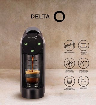 Cafetera Delta Q Mini Qool Gris