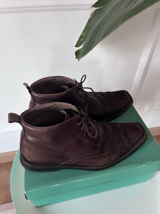 Botines de piel Clarks marrones