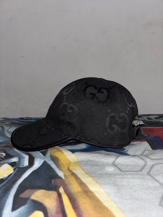 Cappello nero monogram