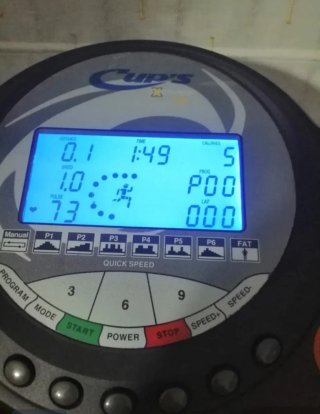 Cinta de andar/correr cups X power más bicicleta