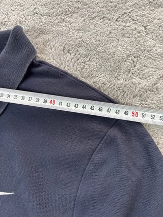 Polo Nike azul marino talla XL estampado espalda