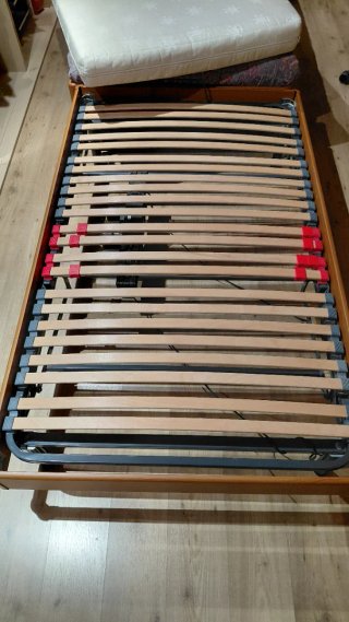 Cama articulada con colchon de latex, 2 unidades.