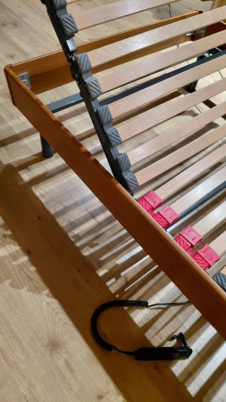 Cama articulada con colchon de latex, 2 unidades.