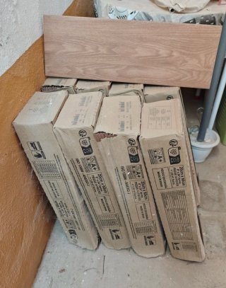 Suelo porcelánico imitación madera