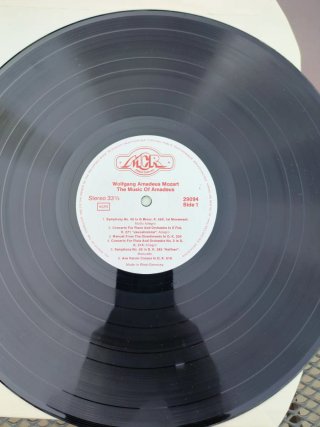 Disco LP Amadeus de Mozart