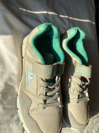 Zapatillas Kappa Beige y Turquesa