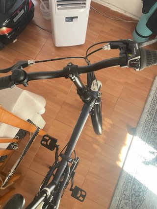 Bicicleta Plegable Azul Oscuro