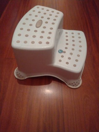 Escalón para niños blanco