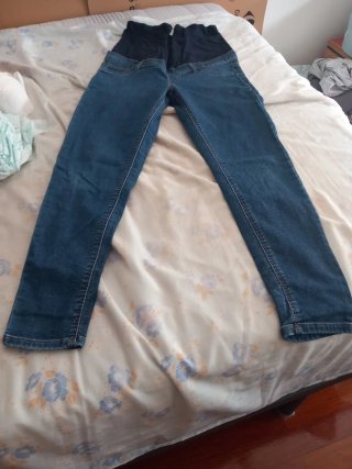 Pantalón vaquero premamá Mango Talla M