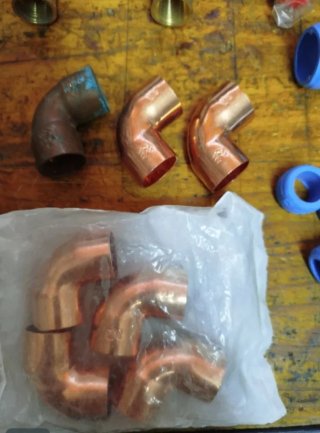 Piezas de fontanería cobre y latón wilbur