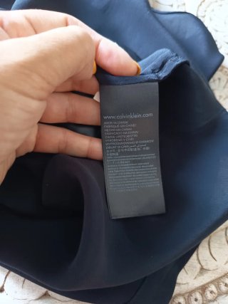 Blusa tirantes Calvin Klein negra talla única