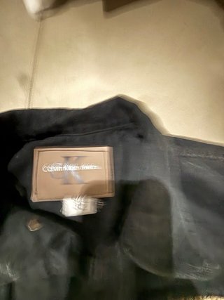Cazadora tejana Calvin Klein negra