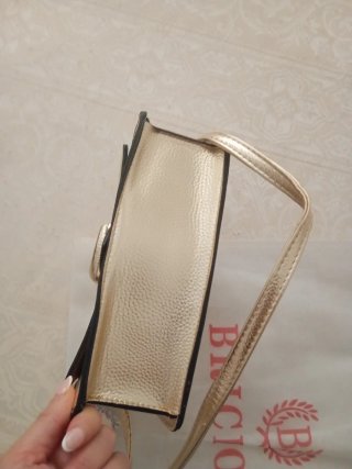 Borsetta Paola Bags oro nuova con cartellino