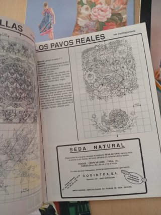 Lote revistas pintura en seda