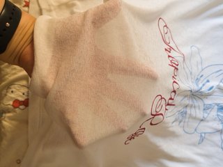 Blusa blanca manga larga transparente