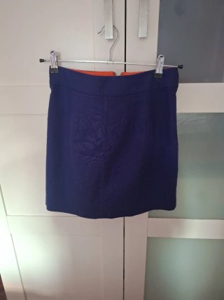 Falda Zara Azul