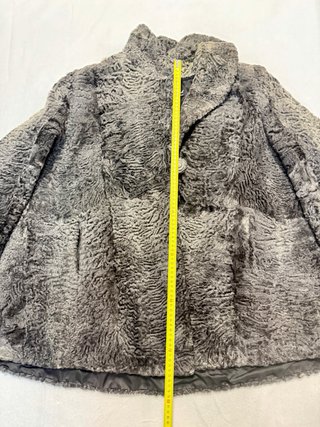 Pelliccia Vintage Astrakan Artigianale Donna