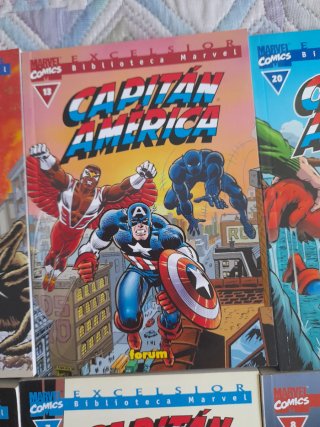 Cómic Biblioteca Marvel Capitán América a 4€ c/u.