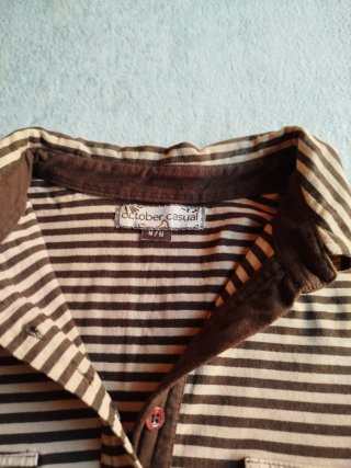 Polo Chica Rayas Vintage Flores.