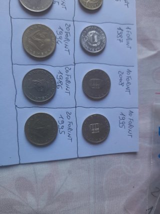 Ungheria 19 monete Forint diverse annate