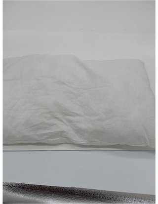Pikolin Home - Almohada de Bebé para Cuna - Almohada de Fibra Antiácaros - Funda 100% Algodón - Hipoalergénica - Transpirable