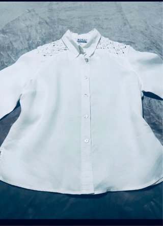Camisa de lino Michel Bastos Talla 48