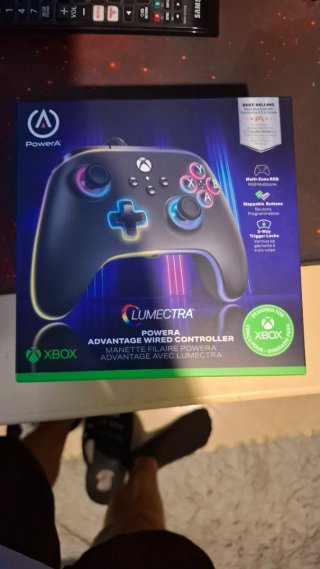 Mando Xbox PowerA Lumectra RGB Cable