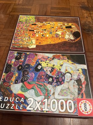 2 Puzzles Educa 1000 Piezas Klimt