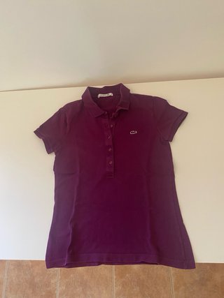 Polo Lacoste Mujer Morado