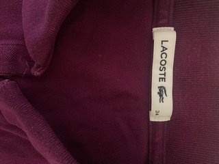 Polo Lacoste Mujer Morado