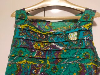 Vestido estampado floral verde