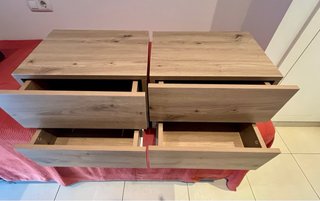 Mesitas de Noche Madera (2uds)