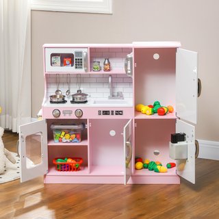 Cucina Giocattolo in Legno per Bambini 3-8 Anni