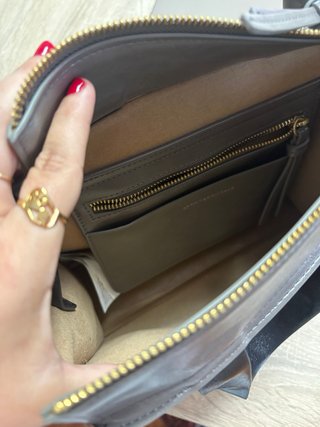 Bolso Adolfo Dominguez Beige/Gris
