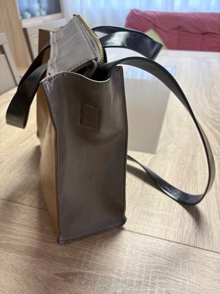 Bolso Adolfo Dominguez Beige/Gris