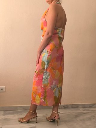 Vestido ZARA floral talla 38