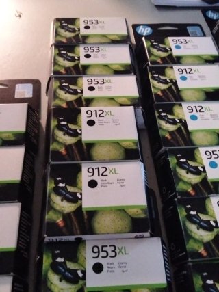 Tintas HP 953XL y 912XL