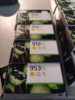 Tintas HP 953XL y 912XL