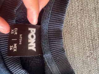 Sudadera Pony Azul