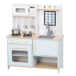 Cucina Giocattolo per Bambini con Fornelli Bianco
