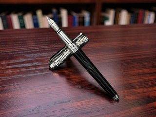 S.T. Dupont Line D Fire Lines Palladium Negro