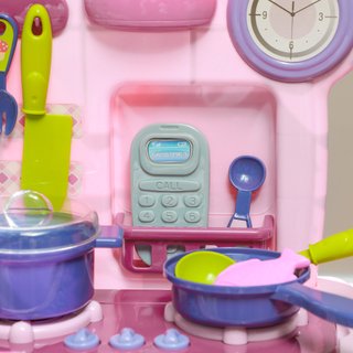Cucina Giocattolo Bambini 3-6 Anni 38 Accessori