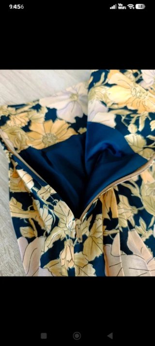 Gonna vintage svasata fiori donna