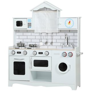 Cucina Giocattolo per Bambini 3-6 Anni in Legno