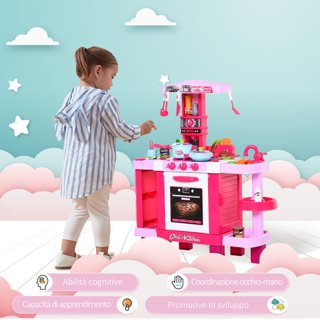 Cucina Giocattolo per Bambini con 38 Accessori