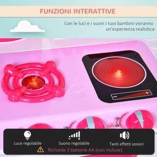 Cucina Giocattolo per Bambini con 38 Accessori