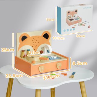 Cucina Giocattolo Bambini 3-5 Anni con Fornelli