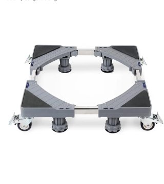 Base ajustable con ruedas para lavadora, cocinas..